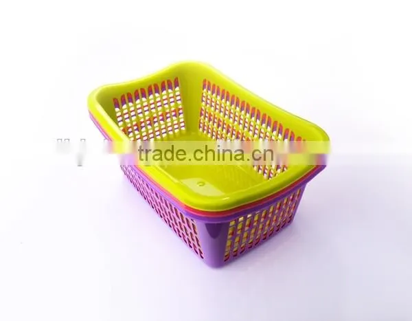 Promotional Plastic Large Size Kitchen Basket Fruit Vegetable Sieve Storage Basket Dropping Water photo-2