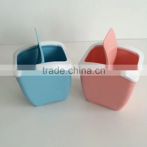 2015 New Style Mini Plastic Trash Can With Active Cover photo-2