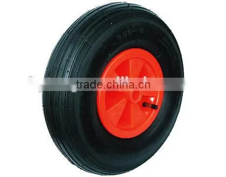 3.50-6 Pneumatic Rubber Wheel Plastic Rim photo-2