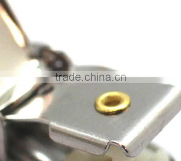 Nickel Plate 1 Inch Fashion High Quality Metal Suspender Clip With Plastic Teeth Inside for Garment photo-3