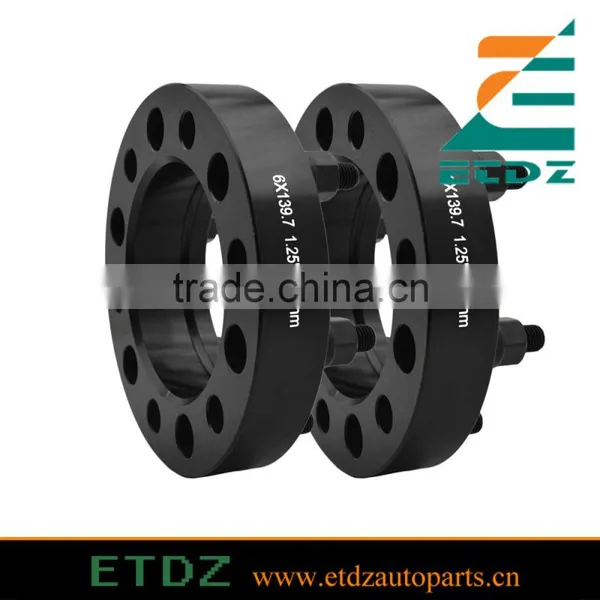 Black 1.25" Thick 6x139.7 Hub Centric Wheel Spacers for Toyota Tacoma Tundra 4 Runner photo-6