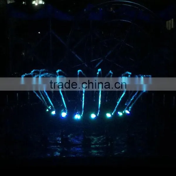 LED Music Dancing Stainless Steel Round-shaped Water Fountain photo-2