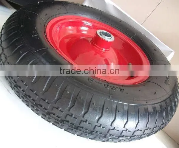 4.00-8 Inch Solid Lowest Price Garden Rubber Wheel for Wheelbarrow photo-2