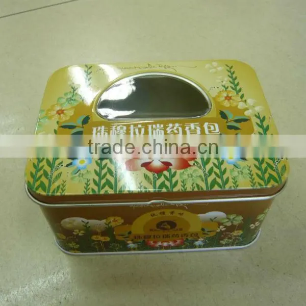 Square Tin Tissue Paper Box photo-4