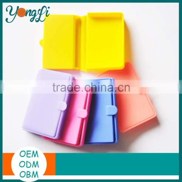 Hot Sell Colorful Fashion Silicone Push Card Holder photo-5