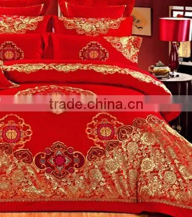 Textile Wedding Red Linens, Bedding Wedding Satin Sheets photo-4