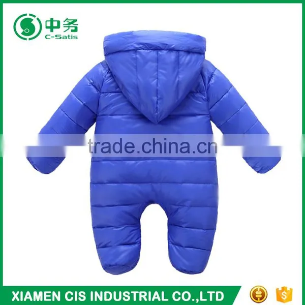 High Quality Baby Winter Clothes Set Cotton Padded Boys and Girl Blank Romper photo-6