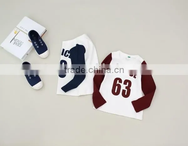 Latest Long Sleeve Sport Design Children Tshirt Kids Longsleeve t Shirt photo-5