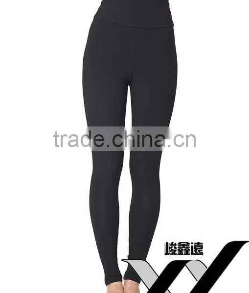 China Wholesale Women Cotton Spandex High Waist Leggings photo-3