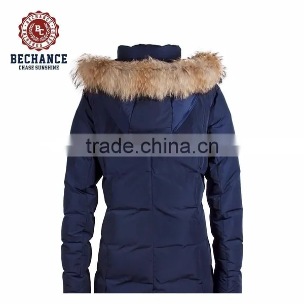 ST15-DC4006 Women's Winter Parka With Faux Fur Hood photo-5
