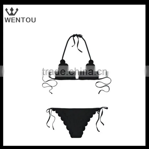 Wholesale Women Sexy Scalloped Bikini photo-2