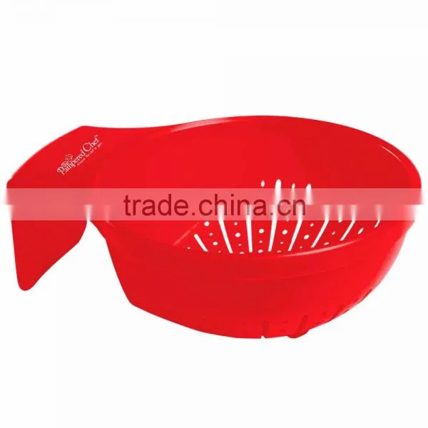 USA Made Over-The-Sink Strainer - Attaches to Center Divide of Double Basin Sink and Comes With Your Logo photo-3