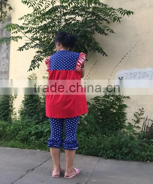 Mom And Me Outfits Mother And Daughter Matching Clothing Sets 4th Of July Boutique Clothes Sets USA Holidays Tops And Leggings photo-2