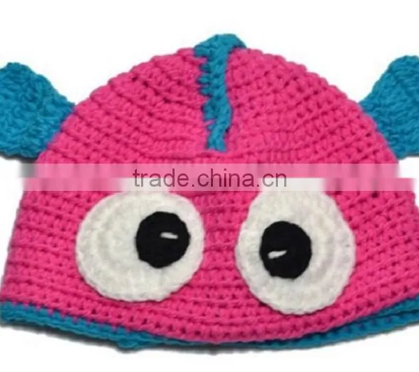 2016 Large Fashion High Quality Stars Pattern Baby Knit Hat photo-4