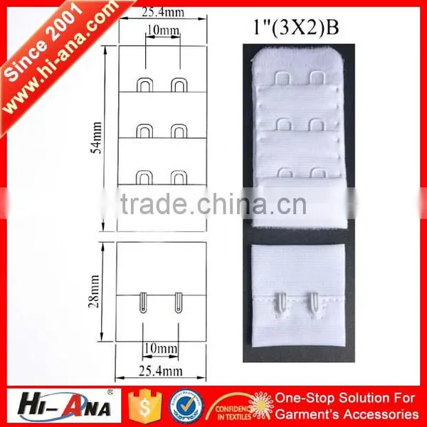 Hi-ana Bra1 ISO 9001 Factory Different Style Bra Hooks and Eyes photo-3