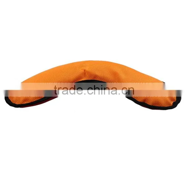 Training Chew Sound Activity Squeaky Toy Dart Red Orange Oxford Fabric Giggle Ball photo-3