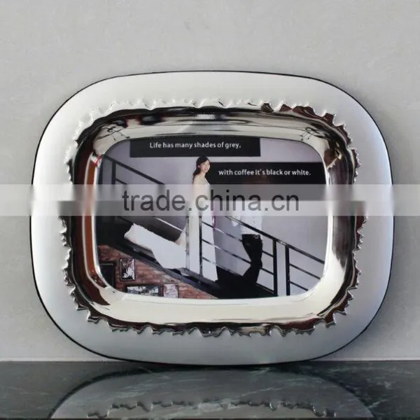 2016 Fashion Sex Girl Photo Funia Silver Metal Frame Photo photo-2