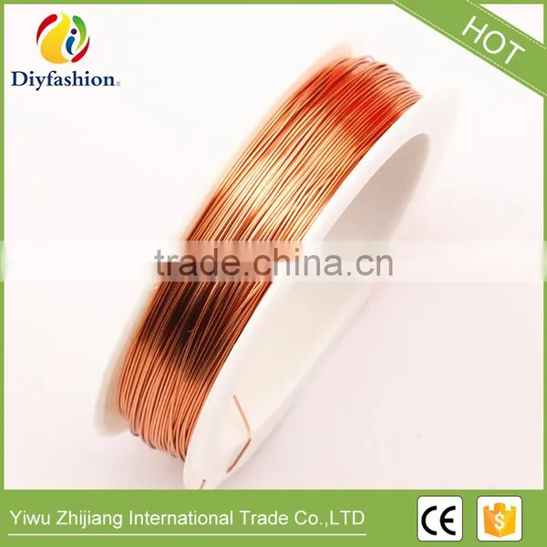 0.6 mm Silver Gold Plated Copper Wire Diy Beads Jewelry Making photo-2