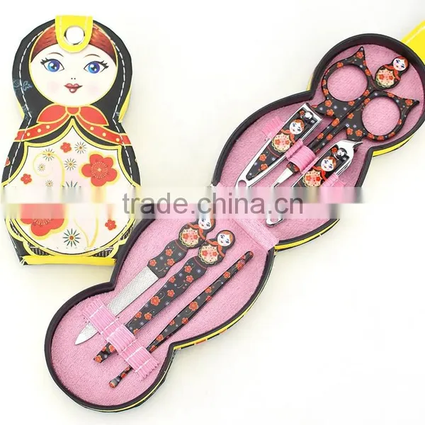 6Pcs Nail Clipper Kit Nail Care Set Pedicure Scissor Tweezer Knife Eyebrow Scissors Manicure Set Tools photo-2