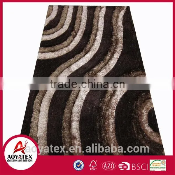 3D Multi Strucure Rug Shaggy Carpet/rug Chinese Knot Shaggy Carpet/rug