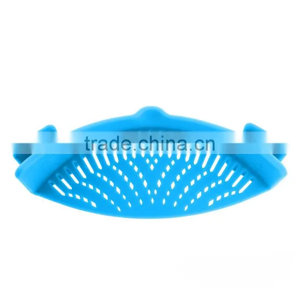 Clip-on Silicone Strainer for Draining Food While Cooking Snap Pan Strainer photo-4