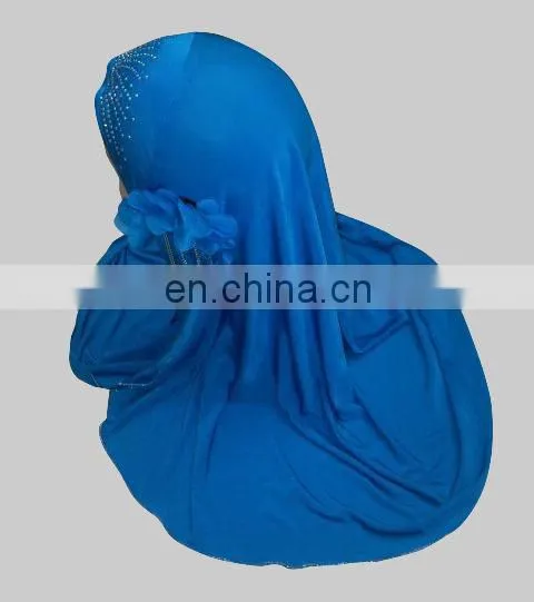 Muslim Hijab Girl Rhinestone Hijabs Muslim Hijab photo-3
