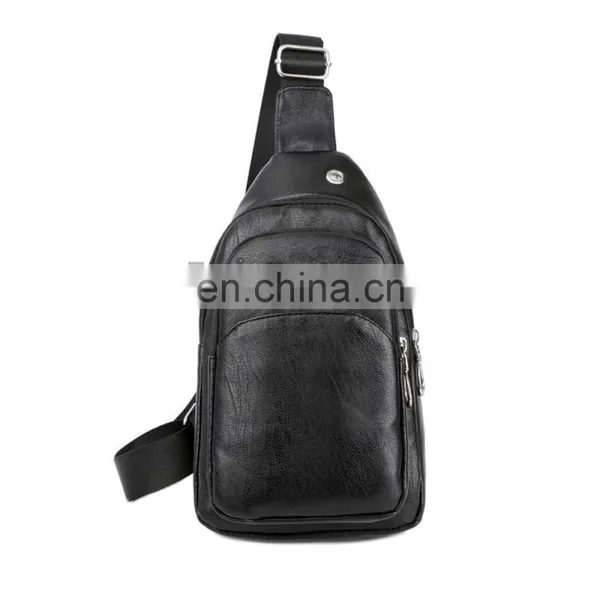 PU Front Shoulder Bag Wear-resistant Anti-theft Riding Mountaineering Bag for Male photo-2