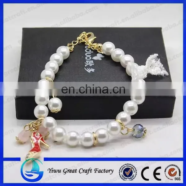 Pearl Hand Chain Alloy Pendants Bracelet Produce and Wholesale photo-6