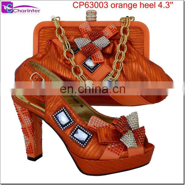 Italian Shoes and Bags to Match Women Ladies Shoes Wholesale African Shoes and Bag photo-6
