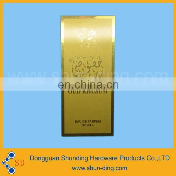 Japan Shiny Aluminium Materials Make Plow Labels for Glass Bottle
