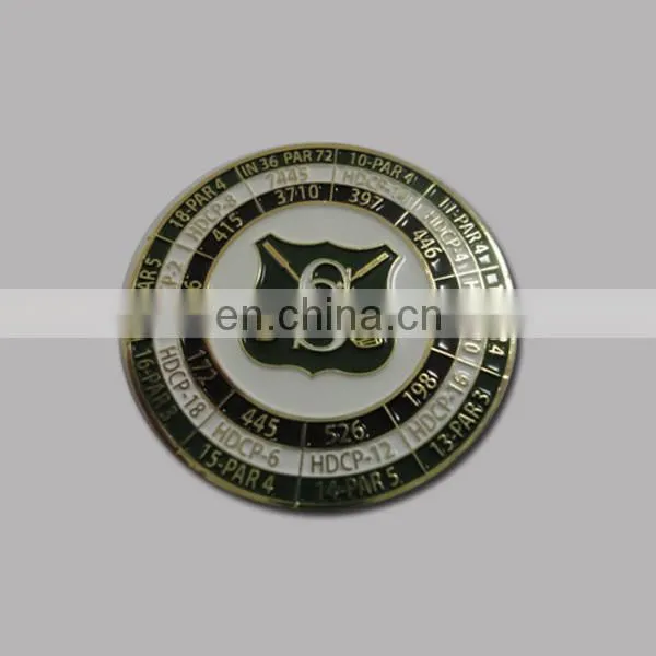 Metal Magnetic Coin Golf Ball Marker With Customzied Logo photo-4