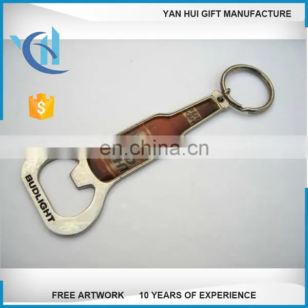 Custom Cheap Bulk Blank Aluminum Metal Beer Keychain Bottle Opener Keychain photo-5