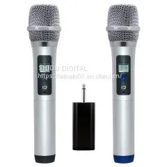 UHF Wireless Microphone Receiver Set U20