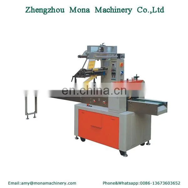 Dry Ice Block Pillow Type Flow Pack Energy Bar Packing Machine photo-4
