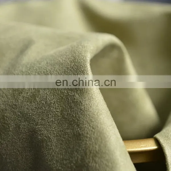 Hot Sale 100% Polyester Woven Suede Fabric for Shoes Fabric