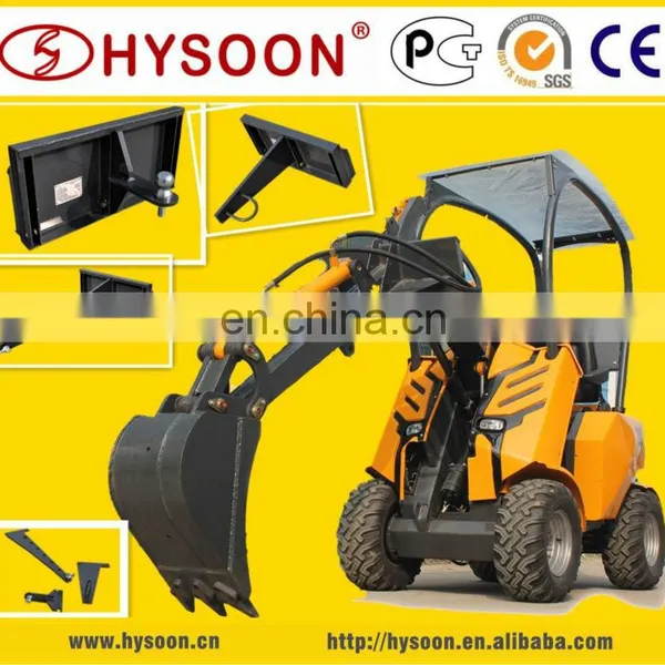 Chinese Small Wheeled Articulated Mini Loader photo-3