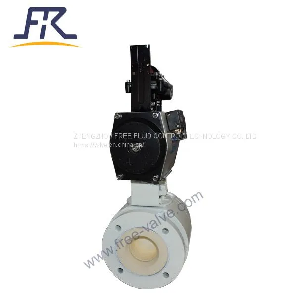 Manual Operation Flange Ceramic Lined Ball Valve photo-4