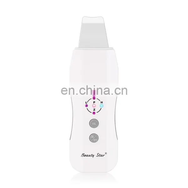 Beauty Star Skin Scrubber Massager Machine Facial Skin Deeply Cleaning Device Anion Face Skin Care Peeling Lifting Scrubber photo-5