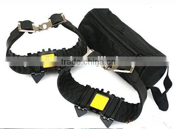 Hot Sale Factory Price Natural Rubber Slip Resistant Rubber Sole Shoe Ice Cleats Grips Rubber Shoes Cover Anti-slip Ice Cleats Quality Choice photo-5