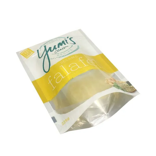 Waterproof 250G 500G Plastic Transparent Stand Up Sugar Candy Mylar Food Bags With Airtight Zipper photo-3