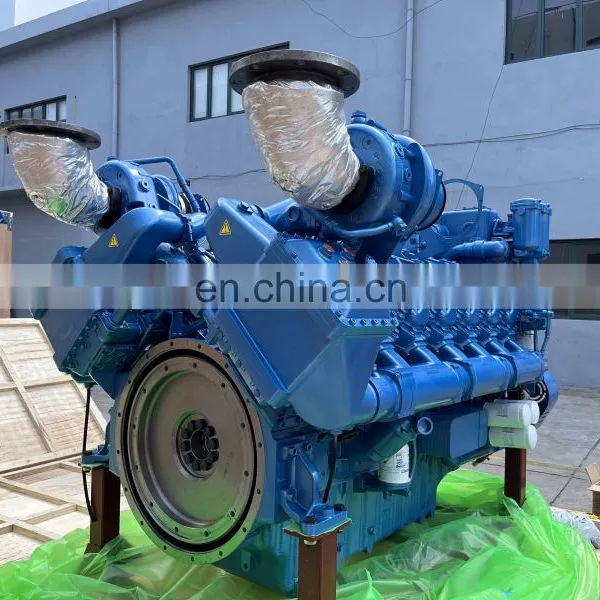 Fictory Direct 1104kw/1500hp Weichai Baudouin 12M33 Series 12M33C1500-18 Marine Diesel Engine photo-2