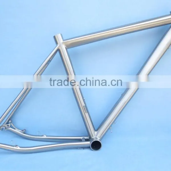Titanium 700C Road Bike Frame 46cm With Internal Cable Routing photo-3