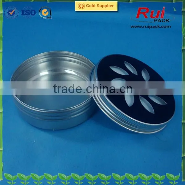 Snap-on Cap Aluminum Jar With Cutout Aluminum Cap photo-2