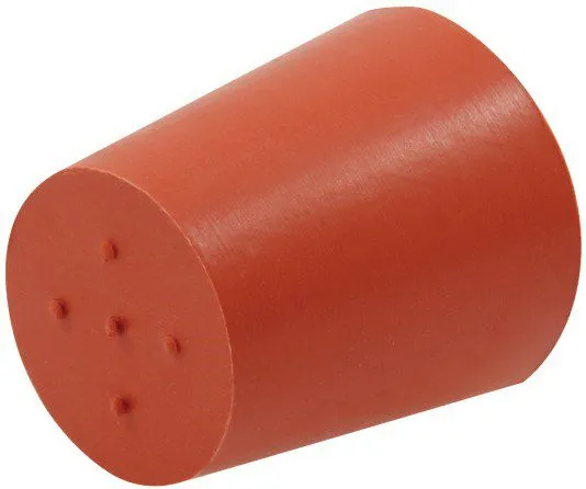 Powder Coating Masking Paint Plug Tapered High Temp Red Silicone Rubber Stopper