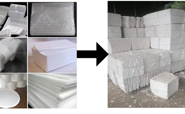 Save Electricity 50 EPS/EPP Foam Compressor Hydraulic Cold Pressing for Home Appliance/logistics Packaging Recycling photo-5