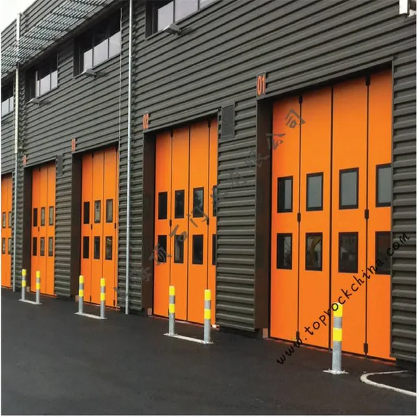 Folding Doors for Power Plant Workshops in Henan, Electric Folding Doors, Power Plant Folding Doors, Dingshi Door Industry photo-3