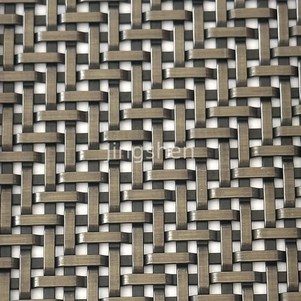 Durable New Stainless Steel Woven Decorative Mesh Patterns, Suitable for Elevator Car Decoration photo-3