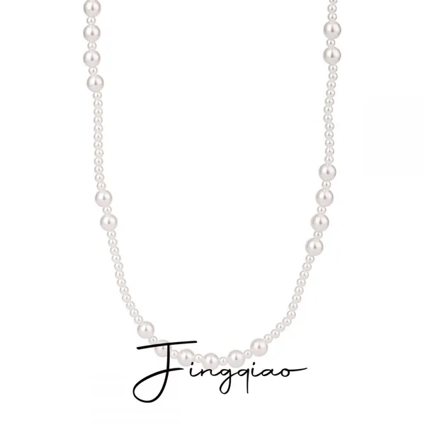 Non-Fade 18K Gold Plated Letter Necklace - Stainless Steel Coin Jewelry Wholesale photo-4