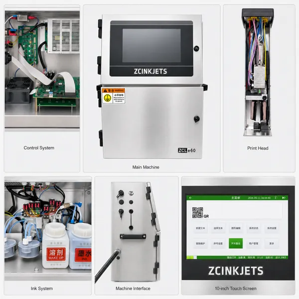 ZCINKJETS Industrial Small Character Inkjet Printer photo-3