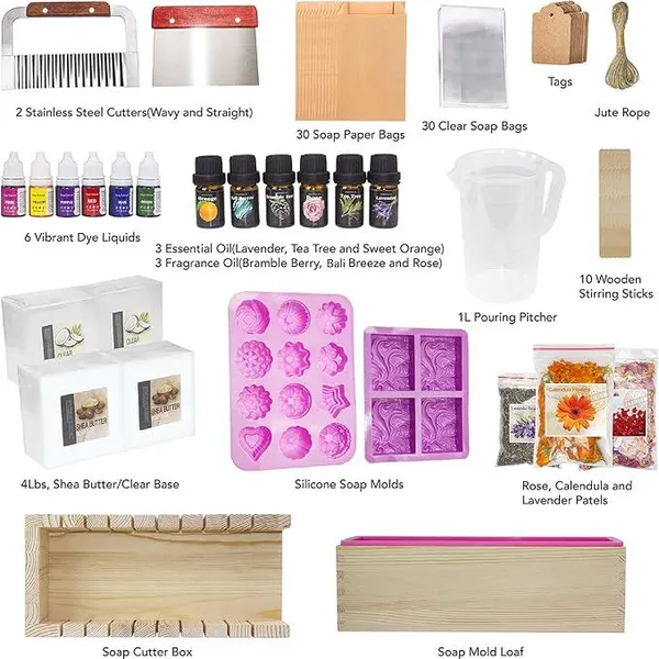 Large-sized Luxury Soap-making Kit, One-piece Soap-making Supplies, DIY Craft Kit photo-2